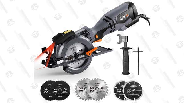 Tacklife Circular Saw | $64 | Amazon | Use code QR6H76XC