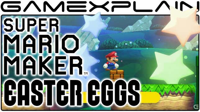 <i>Super Mario Maker</i>’s Title Screen Is Full Of Easter Eggs