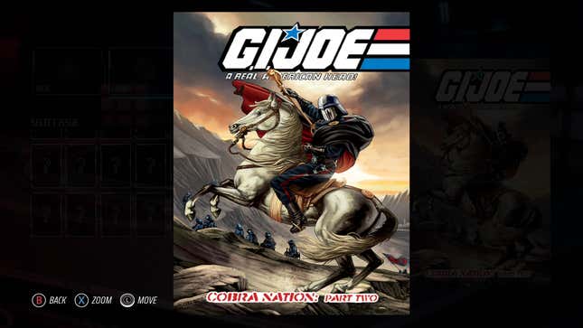 Thanks for the cover art , G.I. Joe Operation Blackout . 