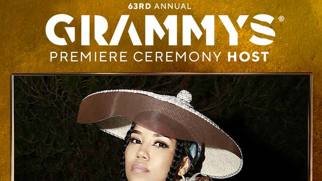 Jhené Aiko, host of 63rd Annual Grammys Premiere Ceremony.