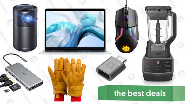 Image for article titled Wednesday&#39;s Best Deals: MacBook Air, Ninja Blender, Give&#39;r Gloves, and More