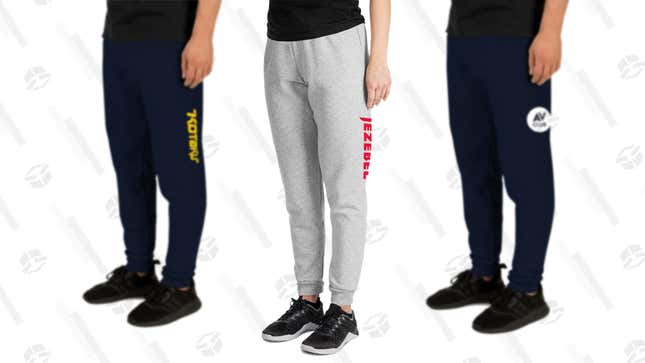 10% off Sweatpant Joggers | Kotaku, Jezebel, The A.V. Club, and More