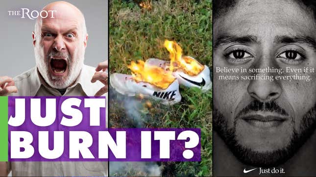 Air MAGA: Trump's Base Is So Pissed at Nike's Kaepernick Ad, They're Burning Their 'White Supremacy 7s'