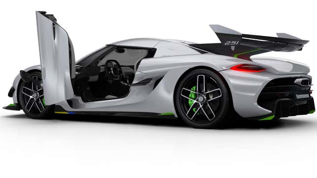 Image for article titled Here&#39;s How the Koenigsegg Jesko&#39;s 1,600 Horsepower Twin-Turbo V8 Is Even Better Than the Regera&#39;s