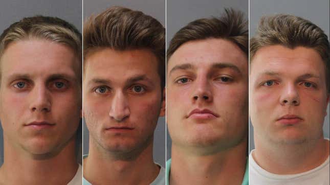 Tyler Curtiss, Matthew Lipp, Joshua Shaffer and Seth Taylor are the students charged with hate crimes related to racist and anti-Semitic graffiti painted at Glenelg High School.