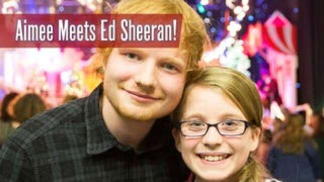 Ed Sheeran Gives the Gift of Karaoke to a Young Girl in Ireland