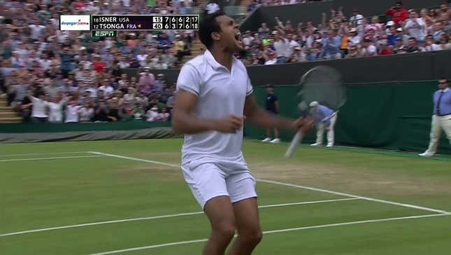 Jo-Wilfried Tsonga Beats John Isner After 36-Game Final Set