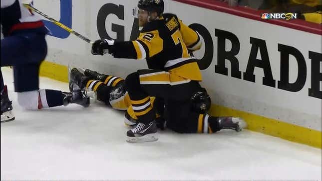 Already-Concussed Sidney Crosby Smashed Headfirst Into Boards