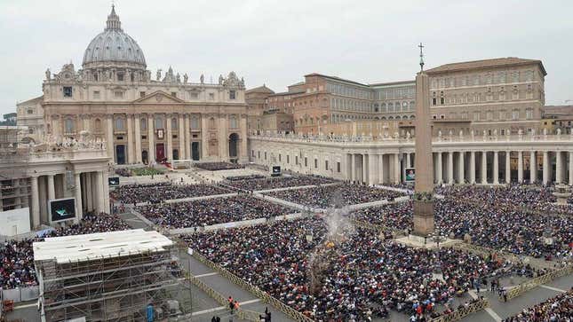 Image for article titled Out-Of-Control Angel Kills Dozens Of Bystanders At Vatican Air Show