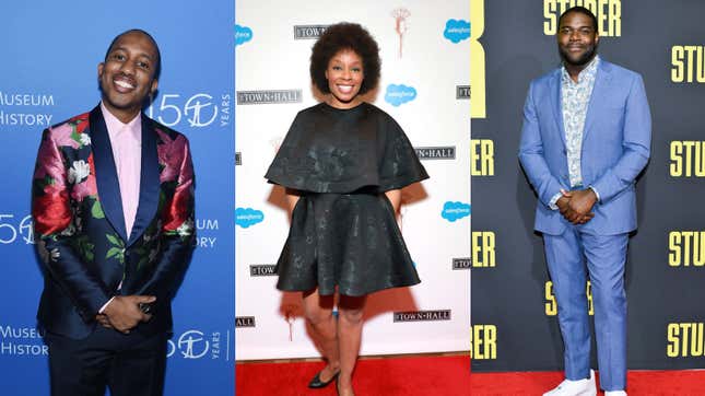 Chris Redd, left, on November 21, 2019, in New York City; Amber Ruffin, center, on February 28, 2020, in New York City; Sam Richardson, right,  on July 10, 2019, in Los Angeles. 