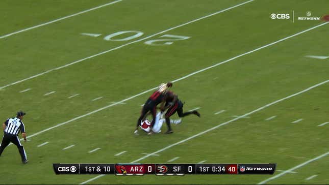 Antoine Bethea Goes In For Big Hit, Ends Up Taking Out His Own Teammate