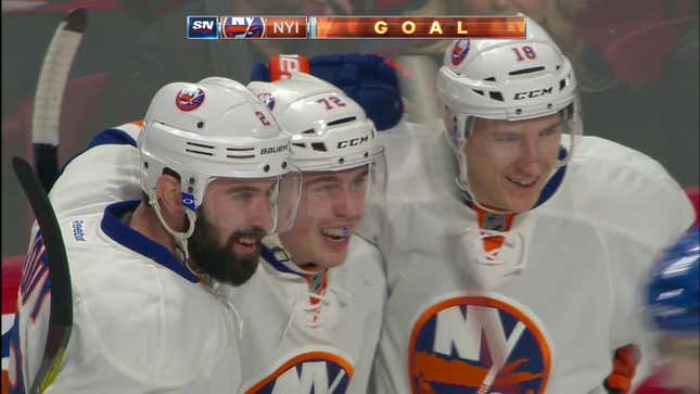 Anthony Beauvillier Gets Pranked, Scores, Makes Father Weep With Joy<em></em>