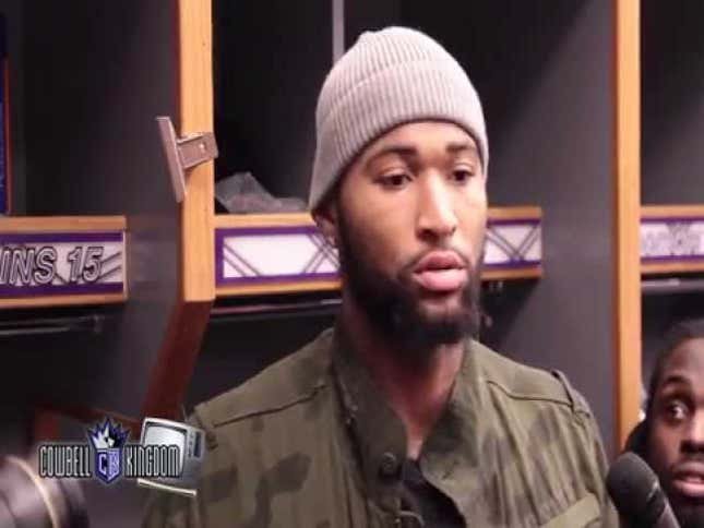 After Making Game-Winner, DeMarcus Cousins Goes Off