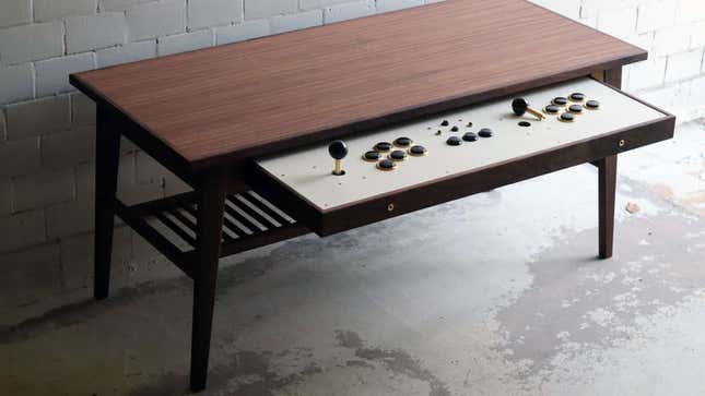 Image for article titled Fancy Coffee Table Turns Into Arcade Setup