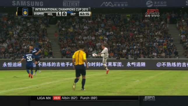 A.C. Milan's Philippe Mexès Hammers Home Ridiculous Volley