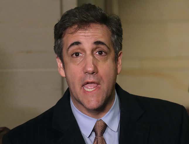 Image for article titled Surprise Surprise: Michael Cohen Stumbles Upon 14 Million Files A Month Before His Sentence Begins