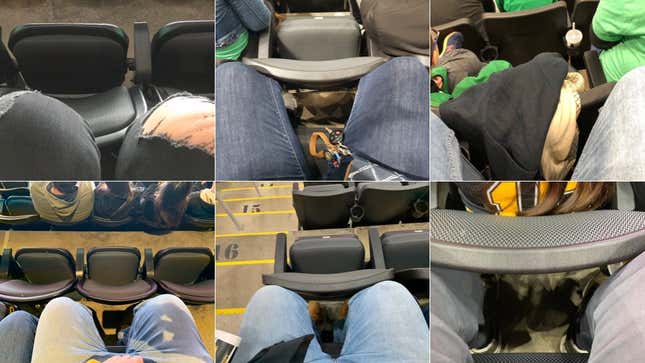 Image for article titled Arena &quot;Upgrade&quot; Means Pathetic Legroom For Boston Fans