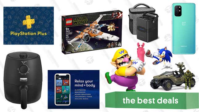 Image for article titled Thursday&#39;s Best Deals: RAVPower Portable Power Station, VPN Unlimited + PlayStation Plus, LEGO Star Wars X-Wing, Bella Air Fryer, Ella Paradis Spring Cleaning Sale, and More