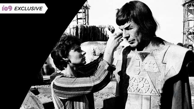 Leonard Nimoy gets ready for action.