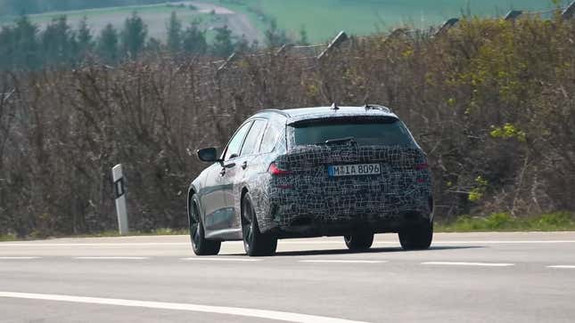 Image for article titled BMW&#39;s Next M340i Wagon Looks and Sounds Incredible