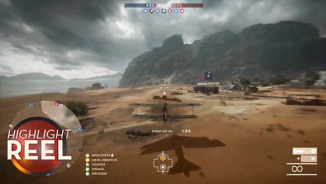 <i>Battlefield</i> Pilot Gives Enemy Soldier A Biplane Haircut<em></em>