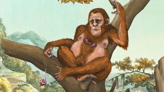 Scientists say bipedalism was a later, secondary adaptation, which developed to allow our early ancestors to free up both hands for snacking while walking around.