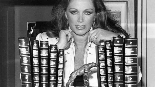 Jackie with books and panther