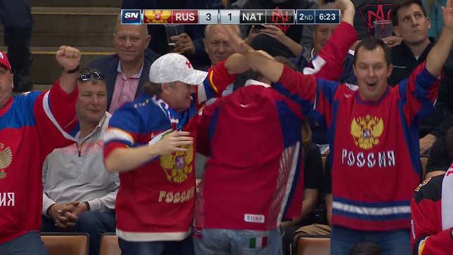 Russia Beat Team North America At Its Own Game