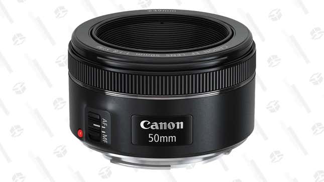 Canon EF 50mm f/1.8 STM Lens | $100 | Amazon