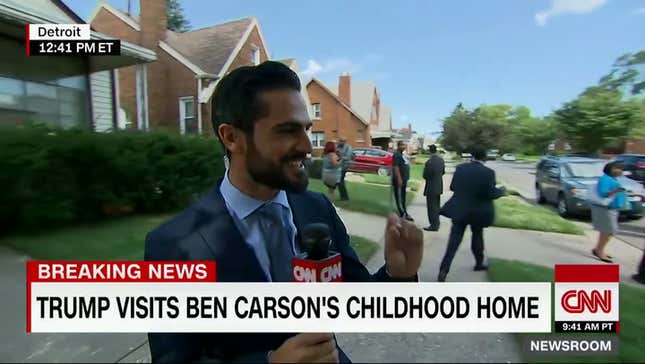 Ben Carson Abandons Live Interview To Chase After His Luggage