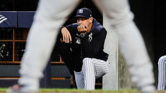 Image for article titled Aaron Boone Wants MLB To Consider Implementing A Mercy Rule