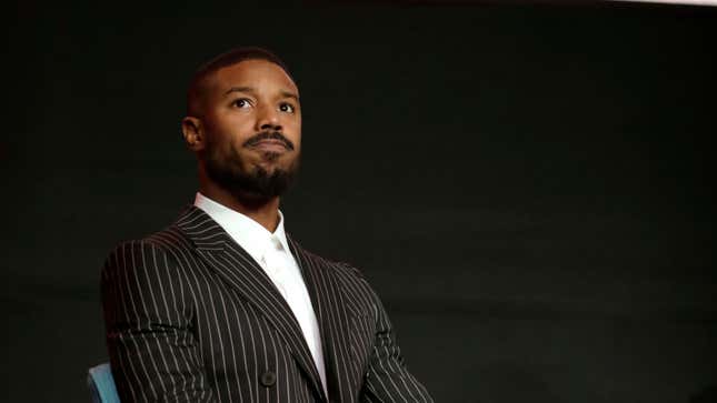 Michael B. Jordan speaks onstage at a Screen Talk during the 63rd BFI London Film Festival on October 06, 2019, in London, England. 