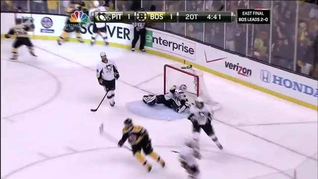 The Penguins Hang Around But Boston Takes Commanding 3-0 Lead