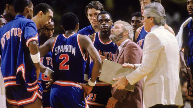 Here are the 1986 New York Knicks wearing shorts the way they SHOULD BE WORN