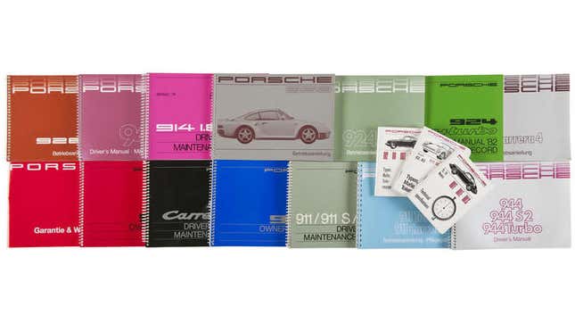 Image for article titled Collectors Rejoice: Porsche Reissued All Of Its Period-Correct Owner&#39;s Manuals