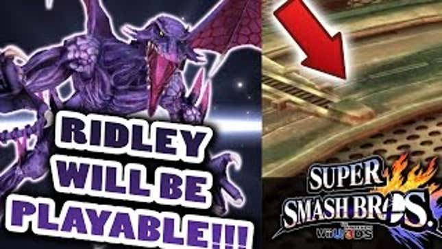 Hopeful <em>Smash Bros.</em> Fans See Ridley Everywhere They Turn