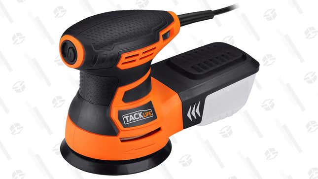 Tacklife 5” Random Orbit Sander | $28 | Amazon | Use code ZRHMA5OB