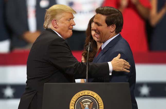 President Trump and Florida Gov. Ron DeSantis