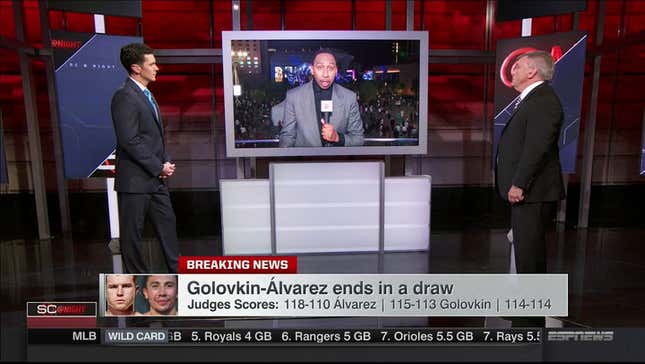 Stephen A. Smith, Teddy Atlas Lose Their Minds Arguing Canelo-GGG Outcome