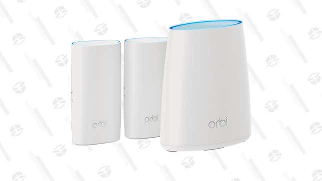 NETGEAR Orbi Wall-Plug Whole Home Mesh WiFi System (RBK33) | $160 | Amazon | Clip the coupon on page