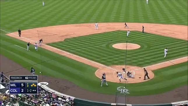 Brewers Score Three Runs On Wild Pitch