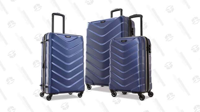 Luggage Sale | Amazon
American Tourister Arrow 3-Piece Luggage | $109 | Amazon
Samsonite Aspire xLite 2-Piece Luggage | $134 | Amazon
Samsonite Winfield 2-Piece Luggage | $139 | Amazon