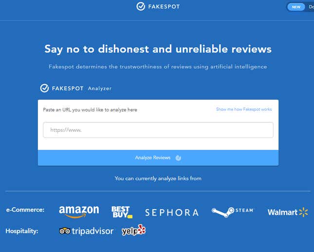 Fakespot  Analyze and identify fake reviews and counterfeits