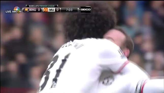 Wayne Rooney Scores Goal From 50 Yards Away