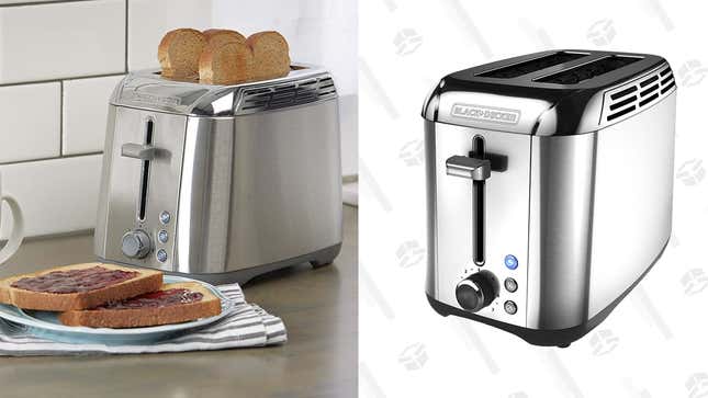 Black &amp; Decker Stainless Steel Toaster | $25 | Amazon