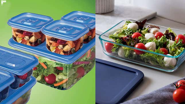 20 Ziploc “Twist ‘n Loc” Food Containers | $15 | Amazon
5 Pyrex Glass Food Containers | $25 | Amazon