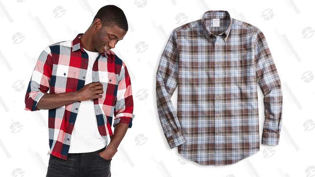 Save: Express, $30 (Left)
Splurge: Brooks Brothers, $92 (Right)