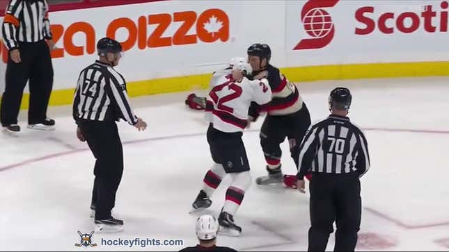 Chris Neil Celebrates 900th Game With A Very Cordial Fight
