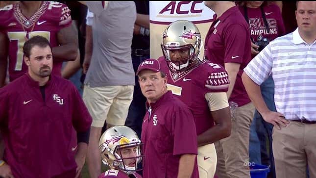 Suspended Jameis Winston Tries To Dress For Clemson Game Anyway