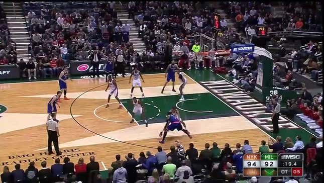 Andrea Bargnani Takes One Of The Stupidest Shots In NBA History